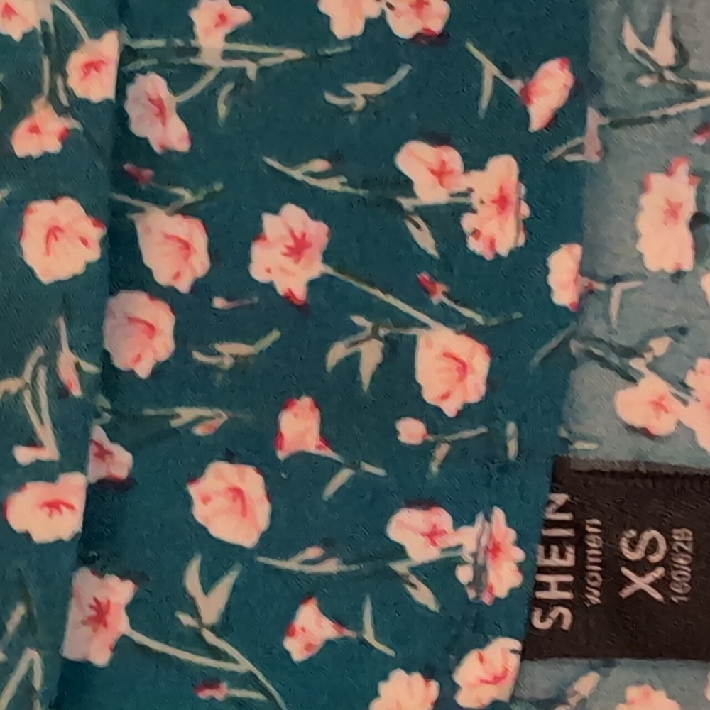 Floral Ruffle Wrap Mini Skirt - Picture 3 of 5